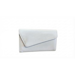 FIORELLO Made In Italy B095 Pochette Donna Ecopelle Bianco