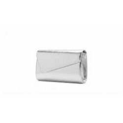 FIORELLO Made In Italy B095 Pochette Donna Laminato Argento