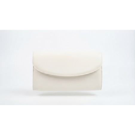 FIORELLO Made In Italy B094 Pochette Donna Ecopelle Bianco 