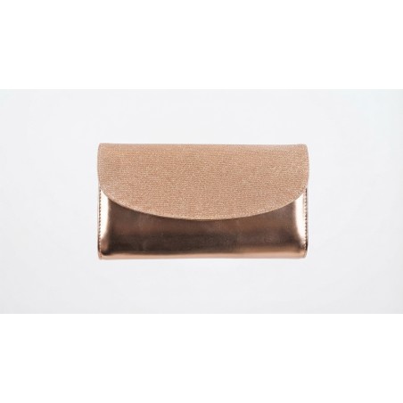 FIORELLO Made In Italy B094 Pochette Donna Laminato Cipria