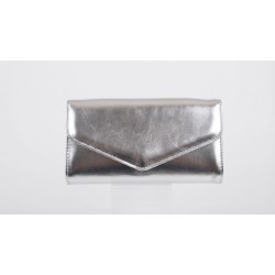 FIORELLO Made In Italy 08253 Pochette Donna Laminato Argento