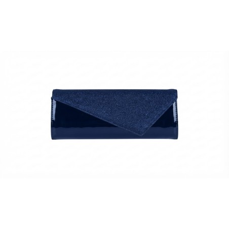 FIORELLO Made In Italy B090 Pochette Donna Vernice Blu