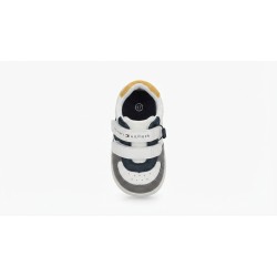 Tommy Hilfiger T0B9 Sneakers Neonato Con Doppio Strappo In Pelle Multicolor 2