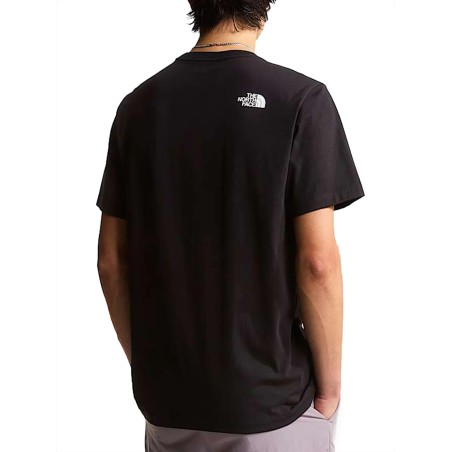 The North Face NF0A8B6JKY4 Evolution Half Dome Regular T-Shirt Uomo Con Logo Stampato Nero