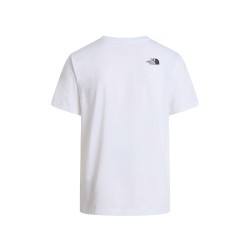 The North Face NF0A8B6JLA9 Evolution Half Dome Regular T-Shirt Uomo Con Logo Stampato White 2