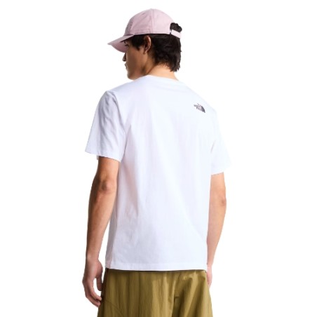 The North Face NF0A8B6JLA9 Evolution Half Dome Regular T-Shirt Uomo Con Logo Stampato White