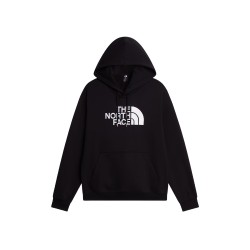 The North Face NF0A8FDAJK3 Essential Drew Peak Felpa Uomo con Cappuccio e Tasche Logo Frontale Nero
