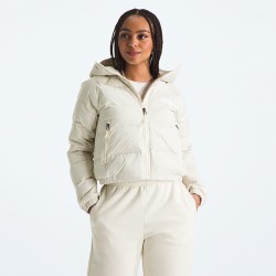 The North Face NF0A5GGGQLI W Hydren Dwn Hoodie Piumino Donna Corto Bianco