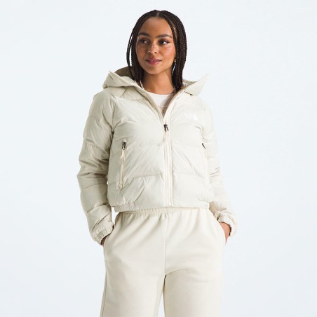 The North Face NF0A5GGGQLI W Hydren Dwn Hoodie Piumino Donna Corto Bianco