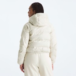 The North Face NF0A5GGGQLI W Hydren Dwn Hoodie Piumino Donna Corto Bianco 2
