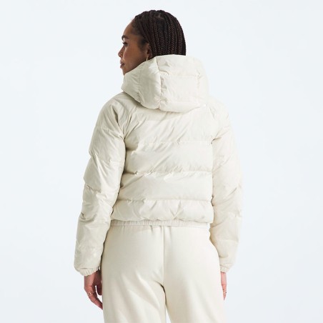 The North Face NF0A5GGGQLI W Hydren Dwn Hoodie Piumino Donna Corto Bianco