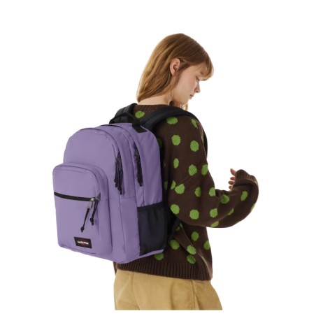 Eastpak EK00040F MORIUS  Zaino Grande con Portabottiglie e Tasca Per Laptop 15'' Viola