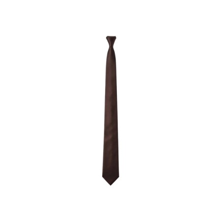 GC LUXURY Cravatta Uomo Slim In Raso Marrone 