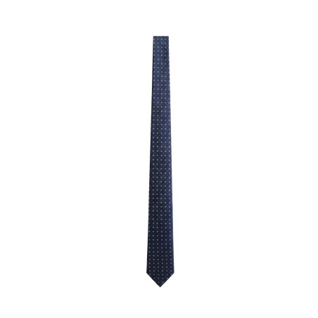 GC LUXURY Cravatta Uomo Slim a Fantasia Blu