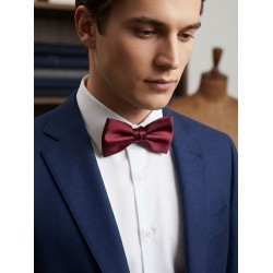 GC LUXURY Papillon Uomo In Raso Bordeaux 2