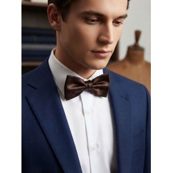 GC LUXURY Papillon Uomo In Raso Marrone 2