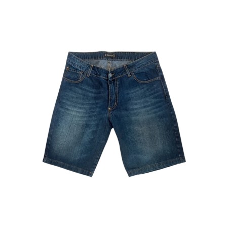 GC LUXURY LIVORNO 004 Bermuda Jeans Uomo 5 Tasche Slim Blu Jeans