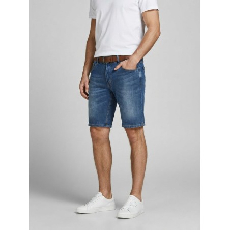 GC LUXURY FIRENZE 001 Bermuda Jeans Uomo 5 Tasche Slim Blu Jeans