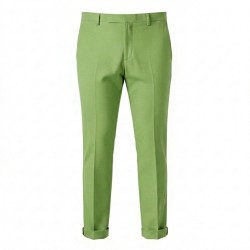 GC LUXURY NIGERIA  Pantalone Sartoriale Uomo Tasca America Slim Fit Verde