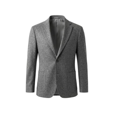 GC LUXURY NIGERIA Giacca Mono Petto Con Tasconi Uomo Grigio