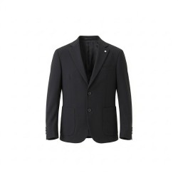 GC LUXURY NIGERIA Giacca Mono Petto Con Tasconi Uomo Nero