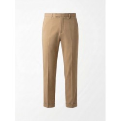 GC LUXURY NIGERIA Pantalone Sartoriale Uomo Tasca America Slim Fit Camel