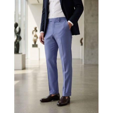 GC LUXURY NIGERIA  Pantalone Sartoriale Uomo Tasca America Slim Fit Lilla