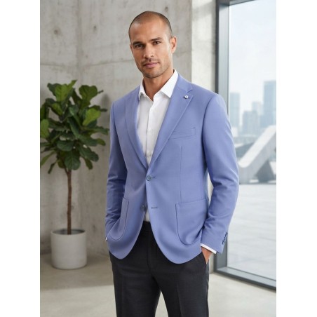 GC LUXURY NIGERIA Giacca Mono Petto Con Tasconi Uomo Lilla