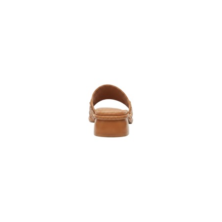 Nazareno Gabrielli 3134 Sandalo Ciabatta Donna In Raffia Camel