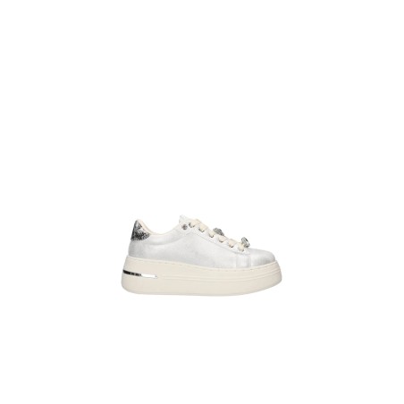 Nazareno Gabrielli 7235 Sneakers Donna Stringate Con Accessorio Argento