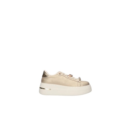 Nazareno Gabrielli 7235 Sneakers Donna Stringate Con Accessorio Platino 