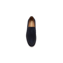 Nazareno Gabrielli 6907 Mocassino Uomo Scamosciato Navy 2