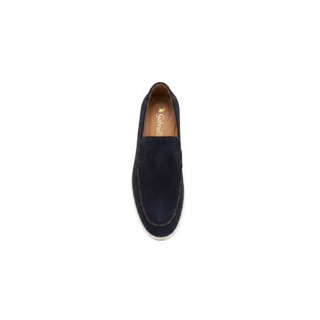 Nazareno Gabrielli 6907 Mocassino Uomo Scamosciato Navy