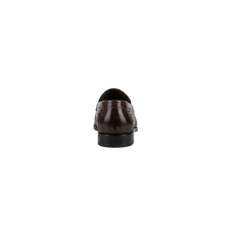 Nazareno Gabrielli U703 Mocassino Traforato Uomo Coffee