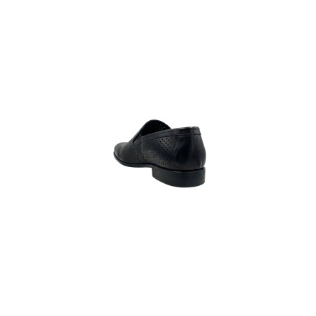 Nazareno Gabrielli U703 Mocassino Traforato Uomo Nero