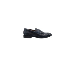 Nazareno Gabrielli U703 Mocassino Traforato Uomo Blu