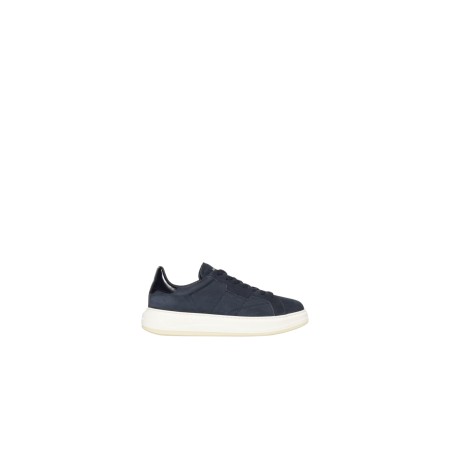 Woolrich B30.A6 ARROW Sneakers Uomo Stringate Nabuk Abrasivato Blu
