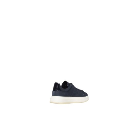 Woolrich B30.A6 ARROW Sneakers Uomo Stringate Nabuk Abrasivato Blu