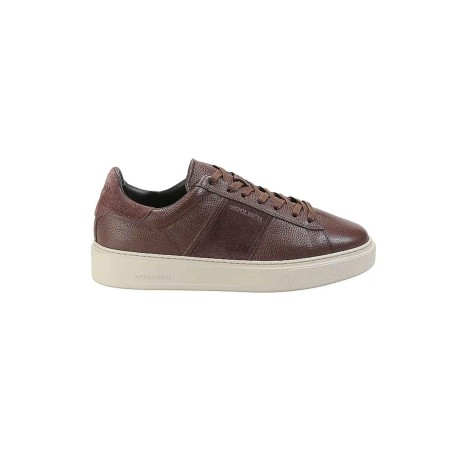 Woolrich 002.AJ0.AY CLASSIC COURT Sneakers Uomo Stringate Marrone