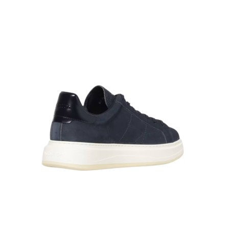 Woolrich B30.A6 ARROW Sneakers Uomo Stringate Nabuk Abrasivato Blu