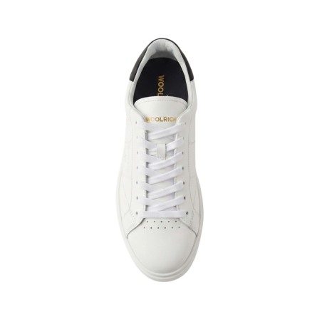 Woolrich A00.A1 ARROW Sneakers Uomo Stringate Bianco-Nero