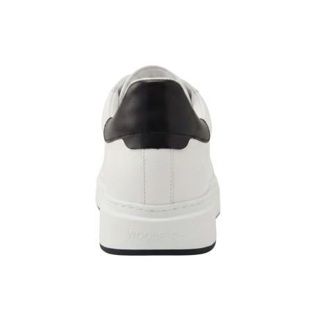 Woolrich A00.A1 ARROW Sneakers Uomo Stringate Bianco-Nero