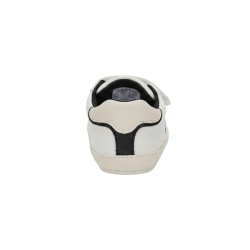 Calvin Klein V0B9 Sneakers Neonato Con Doppio Strappo Bianco/Nero/Latte 2