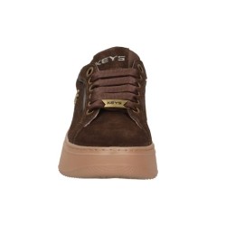 KEYS K-13047 VENUS Sneakers Donna Platform Stringate Dark Brown 2