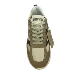 KEYS K-13491 CLERY Sneakers Donna Stringate Beige 2