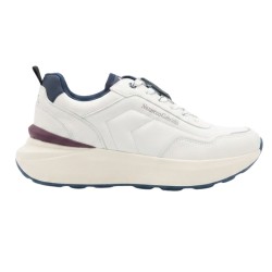 Nazareno Gabrielli U253 Sneakers Uomo Stringate Bianco-Blu