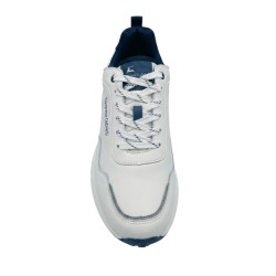 Nazareno Gabrielli U253 Sneakers Uomo Stringate Bianco-Blu 2