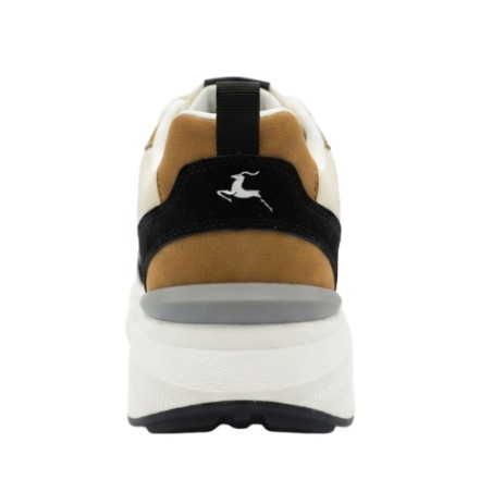 Nazareno Gabrielli U253 Sneakers Uomo Stringate Off White-Beige