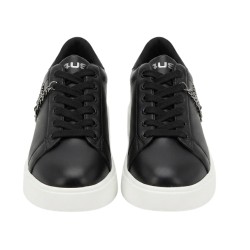 Paciotti 4US 4BX260 Sneakers Donna Platform Stringate Con Accessorio Laterale Nero 2