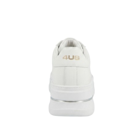 Paciotti 4US 4BX259 Sneakers Donna Platform Stringate Bianco